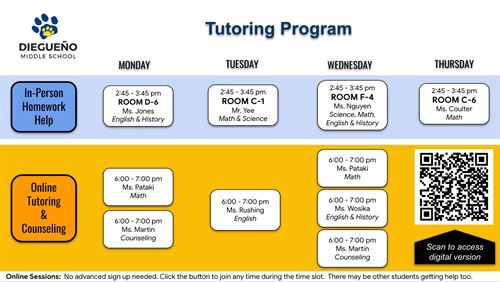 Spring tutoring